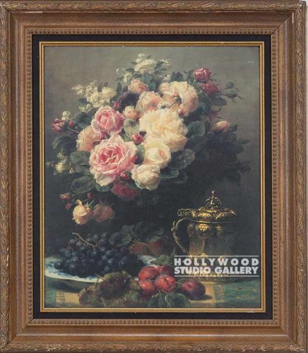 31X27 ROBIE ROSES,GRAPES,PLUMS/ORN