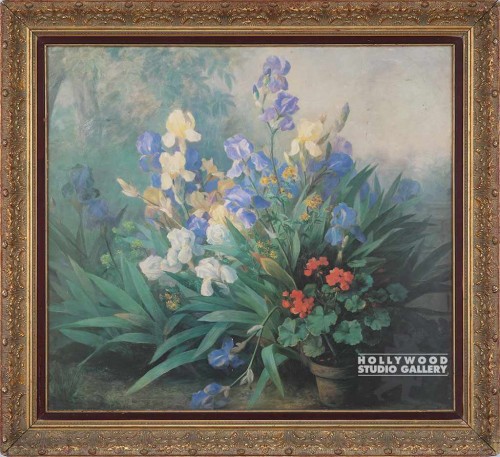 39x42 Barbaud-Kock/Irises & Geraniu