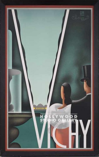 44X28 VICHY-RETRO DECO AD POSTER