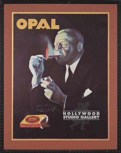 49x39 "OLD" OPAL CIGAR FRNCH AD/CIA