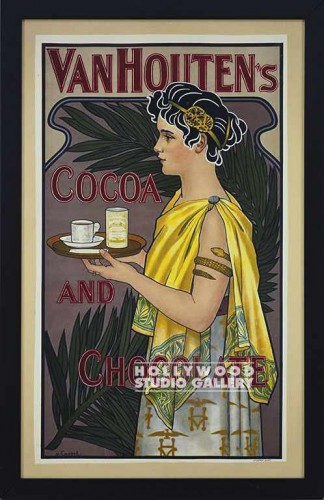 37X24 ANTQ.AD PSTR COCOA-BOY/BLACK