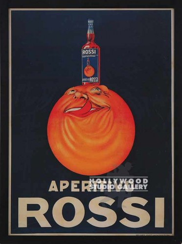 43X32 ANTQ.AD PSTR ROSSI-ORANGE/BLK
