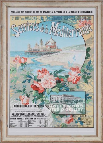 44X32 MEDITERRANEE TRAVEL/WHITEWASH