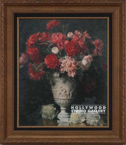 31X27 SCHACHIDGER PEONIES-VASE/ ORN