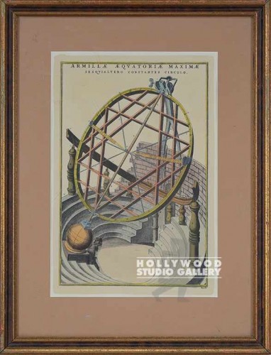 25X19 Astrolaub Antq.Engraving