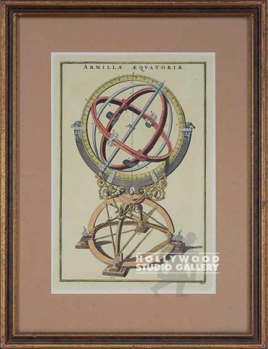 25x19 Astrolaub Antq.Engraving