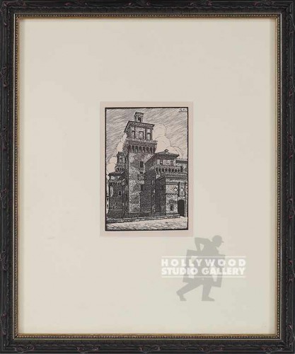 13X11 OLD ARCHIT. WOODCUT - MINI
