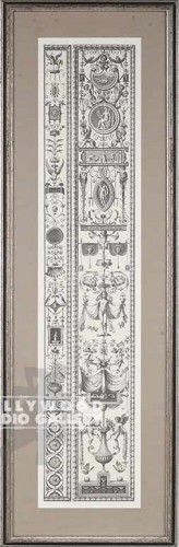 44X14 B/W ENGRV.PANEL/ BLK-SILVER
