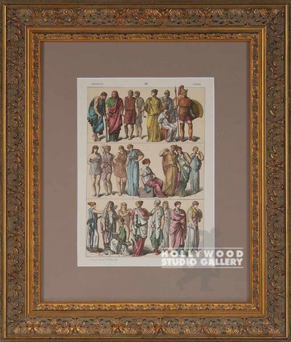 19X16 GLD ORNT FRM/GREEK CSTME (29)