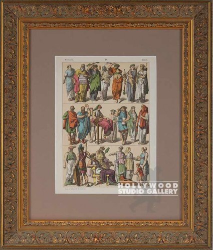19X16 GLD ORNT FRM/GREEK CSTME (34)
