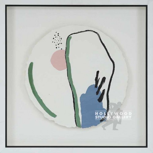 17X17 VISCON ROUND ART SQ.WHITE FRM