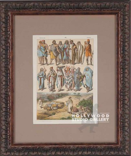 18X15 BRWN FRM/ARABIC COSTUMES(20)