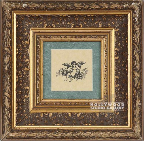 13x13 Cupid In Gold Frame
