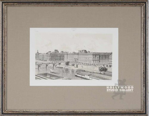 17X22 ANTQ. PARIS LITHO.-LOUVRE