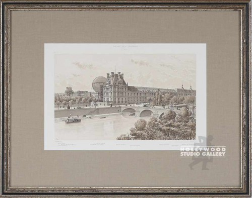 17X22 ANTQ. PARIS LITHO-PALAIS DES