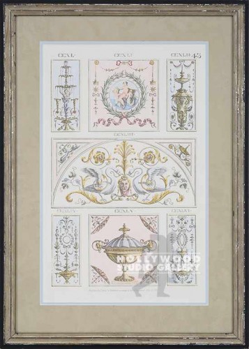 25X18 ITALIAN TINTED ENGRAV.- LITE