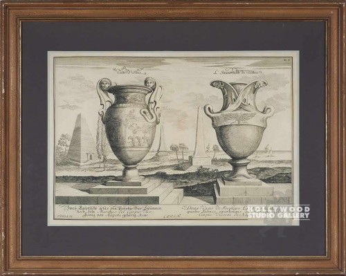 32X41 ANTQ.ARCHI-DLB.URNS-SEPIA/TAN