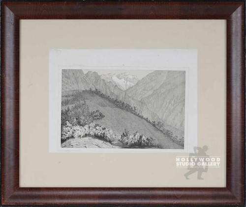 21X25 HELLE GERMAN MTN.ENGRV / BRN