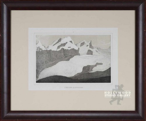 21X25 FINELEN GLACIER ENGRV./CHERRY