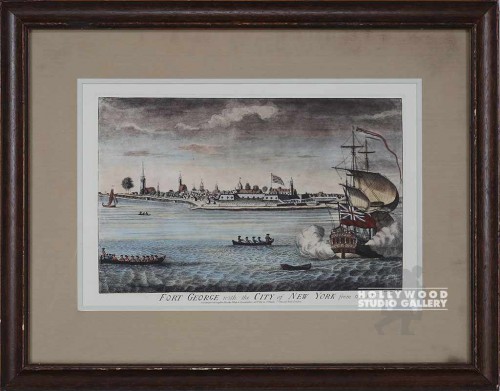 23X29 FORT GEORGE NAUTICAL/ WALNUT