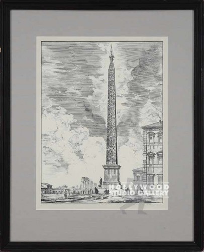 34X28 PIRANESI ANTQ.B/W ARCHIT/BLK
