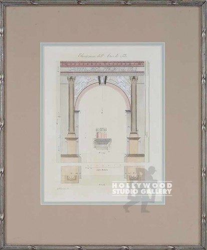 20x17 ARCHIT`L ENGRV/CRISS-CROSS