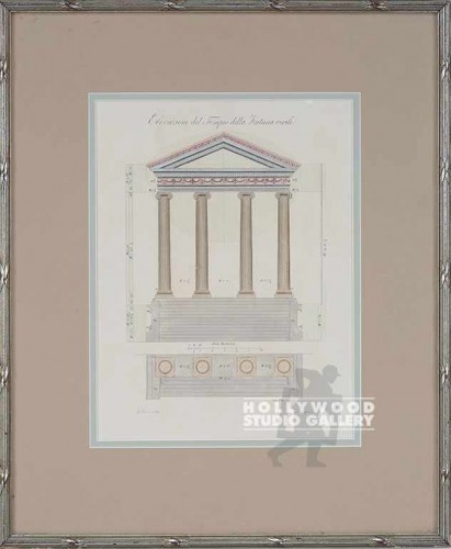 20x17 ARCHIT`L ENGRV/CRISS-CROSS