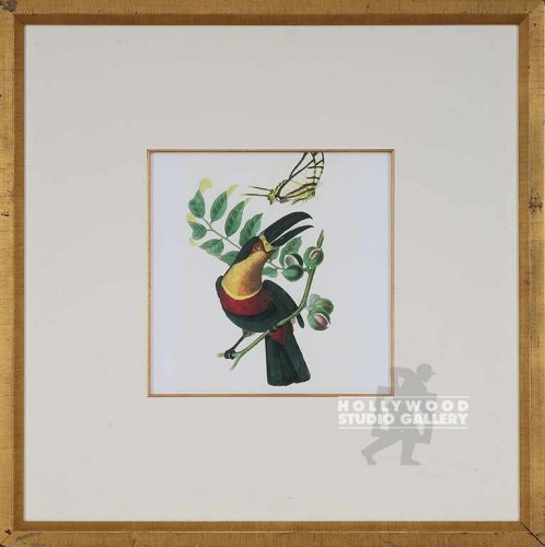 27X27 GI TOUCAN-NUTMEG/GOLD FRAME