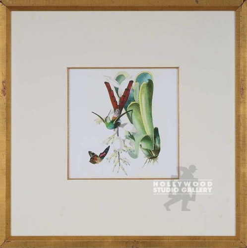 27X27 GIHUMMINGBIRD-TANICAL/GOLD