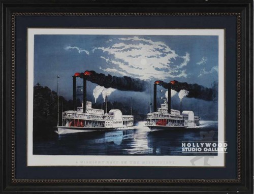 31X40 MIDNIGHT RACE-STEAMBOATS/BLK