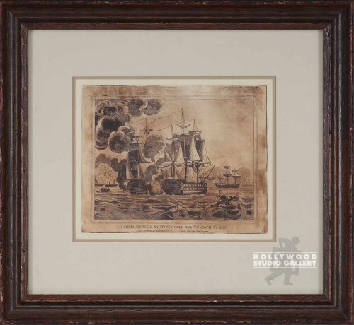 15X16 NAUTICAL ENGRV.-LORD HOWE/BRN