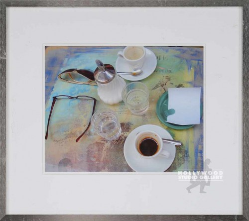 14X16 SONDRA FR.CAFÉ TABLETOP/ALUM.