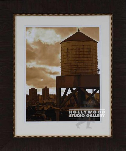 22X19.SMITH SEPIA WATER TOWER/WOOD