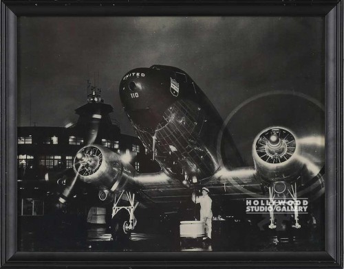 9X12 B/W UNITED AIRLINE/BLCK FRM