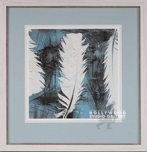 25X24 HALL- WHITE FEATHER 1/ORN WHT