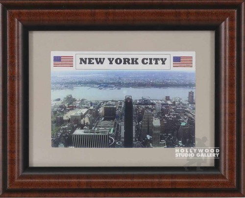 8X10 BRWN FRM/POST CARD/NEW YORK