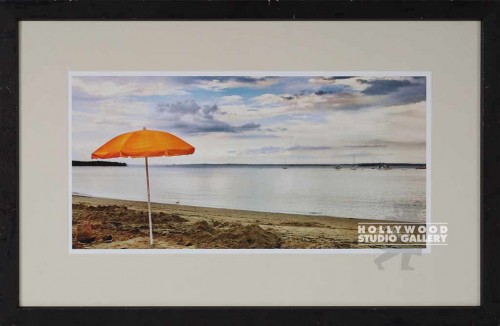 19X29 VIOLA ORANGE UMBRELLA/WOOD