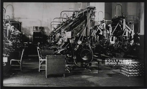 Newspaper Industry B/W