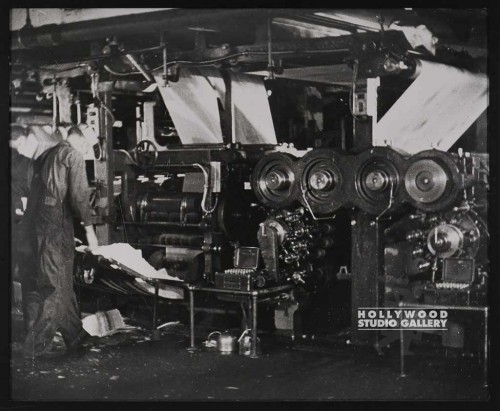 B/W Large Printing Press