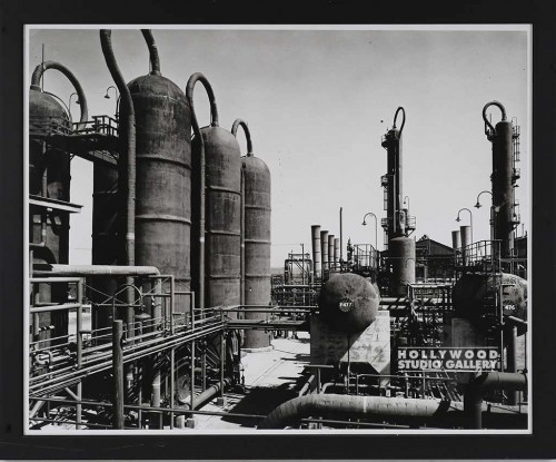 33X40 B/W Oil REFINERY PHOTOGRAPH