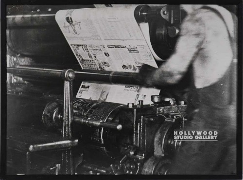 B/W PRINTING PRESS PHOTO