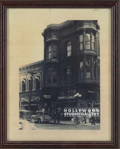 11X9 B/W FOTO/BLDG/"DAIRY LUNCH"/WD