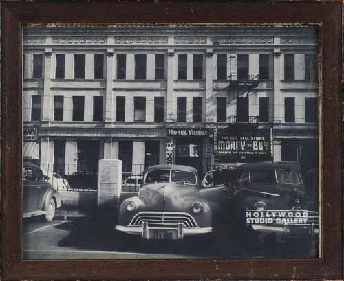 9X11B/W FOTO OF "HOTEL YORK/BLDG/WD