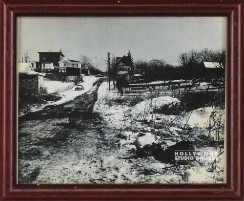 8X10 B/W PERIOD COUNTRY ROAD
