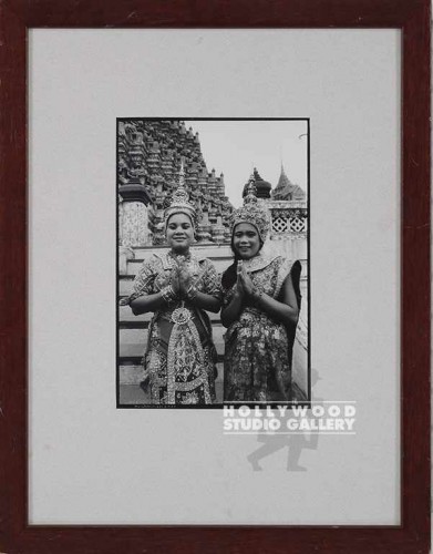 15x12 B/W Olson/2 Thai Girls    CIA