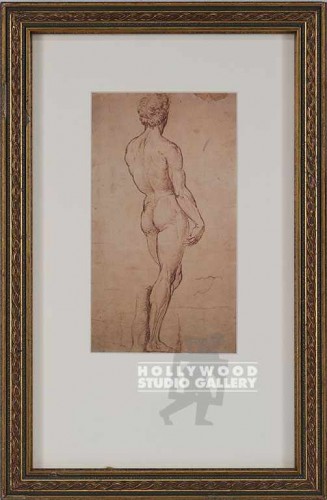 17x11 Da Vinci Figure Drawing