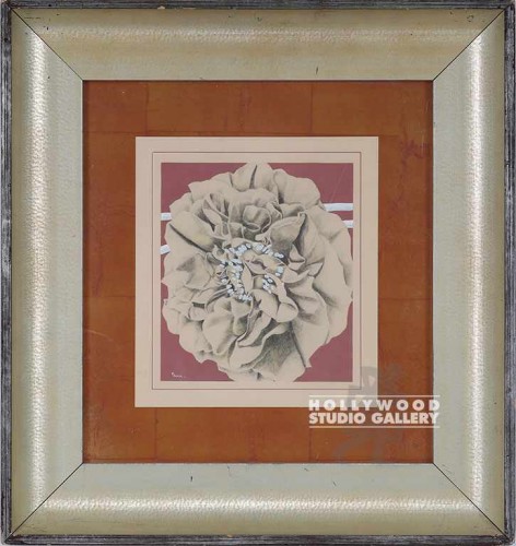 21X19 FOIL FLORAL/ WIDE SILVR SCOOP