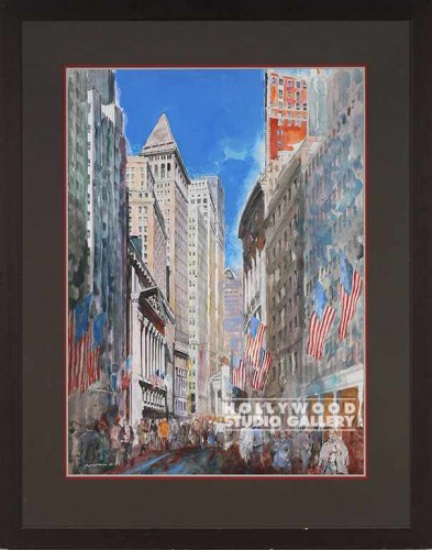 40X32 PETER H WALL STREET W.C./DARK