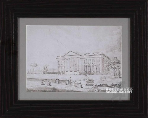 12" X 15` MANSION/PEOPLE-WALNUT