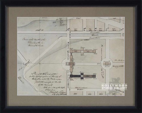 16 X 20 WASHINGTON DIAGRAM/BLACK